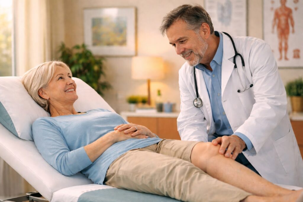 protesi di primo impianto al ginocchio visita medica